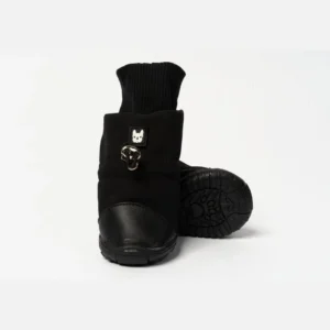 Morgan Adjustable Dog Boots Black | Weather-Resistant & Anti-Slip Paw Protection